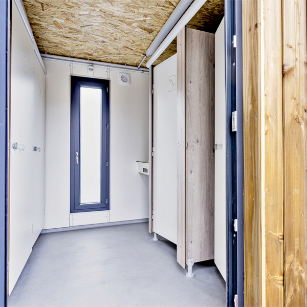 SANIBIO® FERMÉ MIXTE 5X bloc sanitaire, sanitaire modulaire