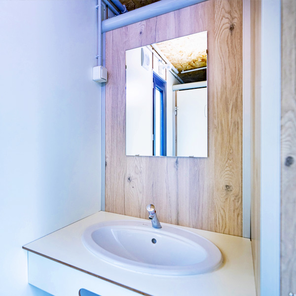SANIBIO® FERMÉ MIXTE 5X bloc sanitaire, sanitaire modulaire