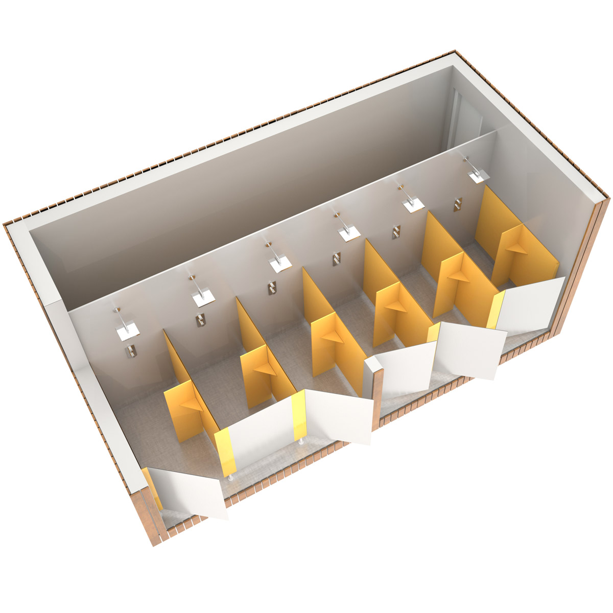 SANIBIO® OUVERT 6X bloc sanitaire, sanitaire modulaire