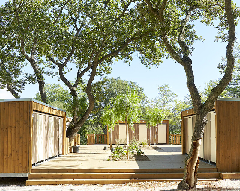 sanibio camping bormes les mimosas village de sanibio sanitaire modulaire pour camping