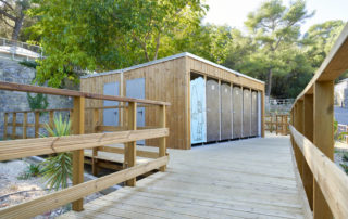 sanibio camping les oursieres sanibio sanitaire modulaire pour camping