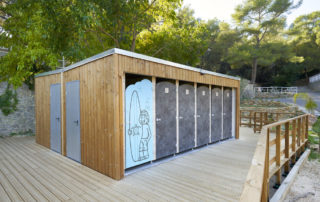 sanibio camping les oursieres sanibio sanitaire modulaire pour camping