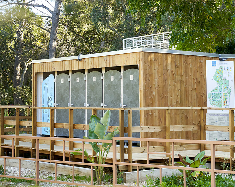 sanibio camping les oursieres sanibio sanitaire modulaire pour camping