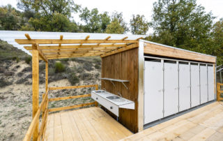 SANIBIO® Bloc sanitaire modulaire, sanitaire pour camping