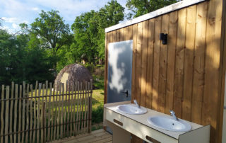 Sanitaire modulaire camping solution modulaire sanibio Module X6 Camping Domaine de Sanaud
