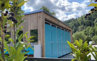 Sanitaire modulaire camping solution modulaire sanibio Module X6 Camping le Cheylard