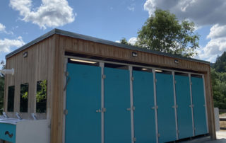 Sanitaire modulaire camping solution modulaire sanibio Module X6 Camping le Cheylard