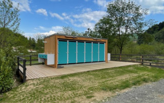 Sanitaire modulaire camping solution modulaire sanibio Module X6 Camping le Cheylard