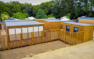 Bloc sanitaire, Sanitaire modulaire pour camping et collectivité, solution modulaire SANIBIO